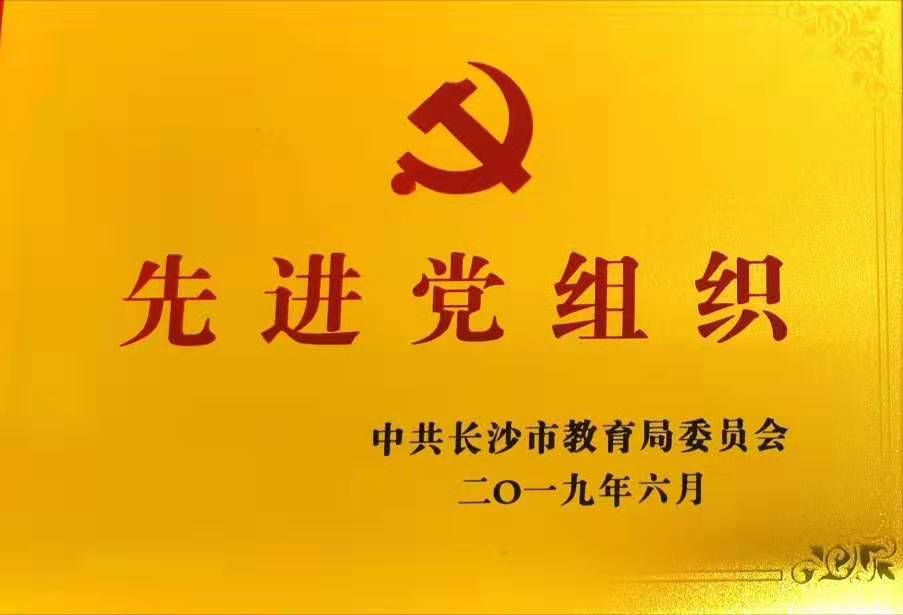 2019年6月荣获长沙市“先进党组织”殊荣