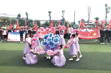 承办回龙铺镇全民运动会 开幕式剪影